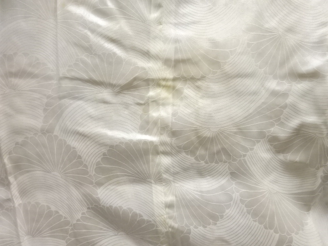  未使用品　刷毛目模様道行コート